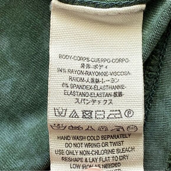 We The Free x Free People Sapphire Mineral Wash Cosmo Cowl Neck Top Size Small - Picture 14 of 16